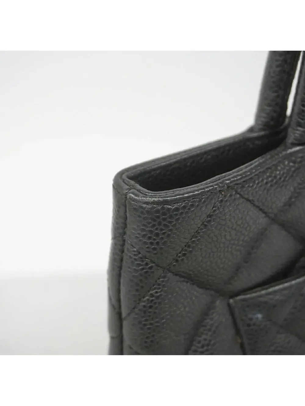 Chanel Medallion Tote Quilted Caviar #342111C19B